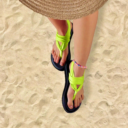 Summer Lime Designer Sandals - Sandals | YOGISLOPS SA Sandals